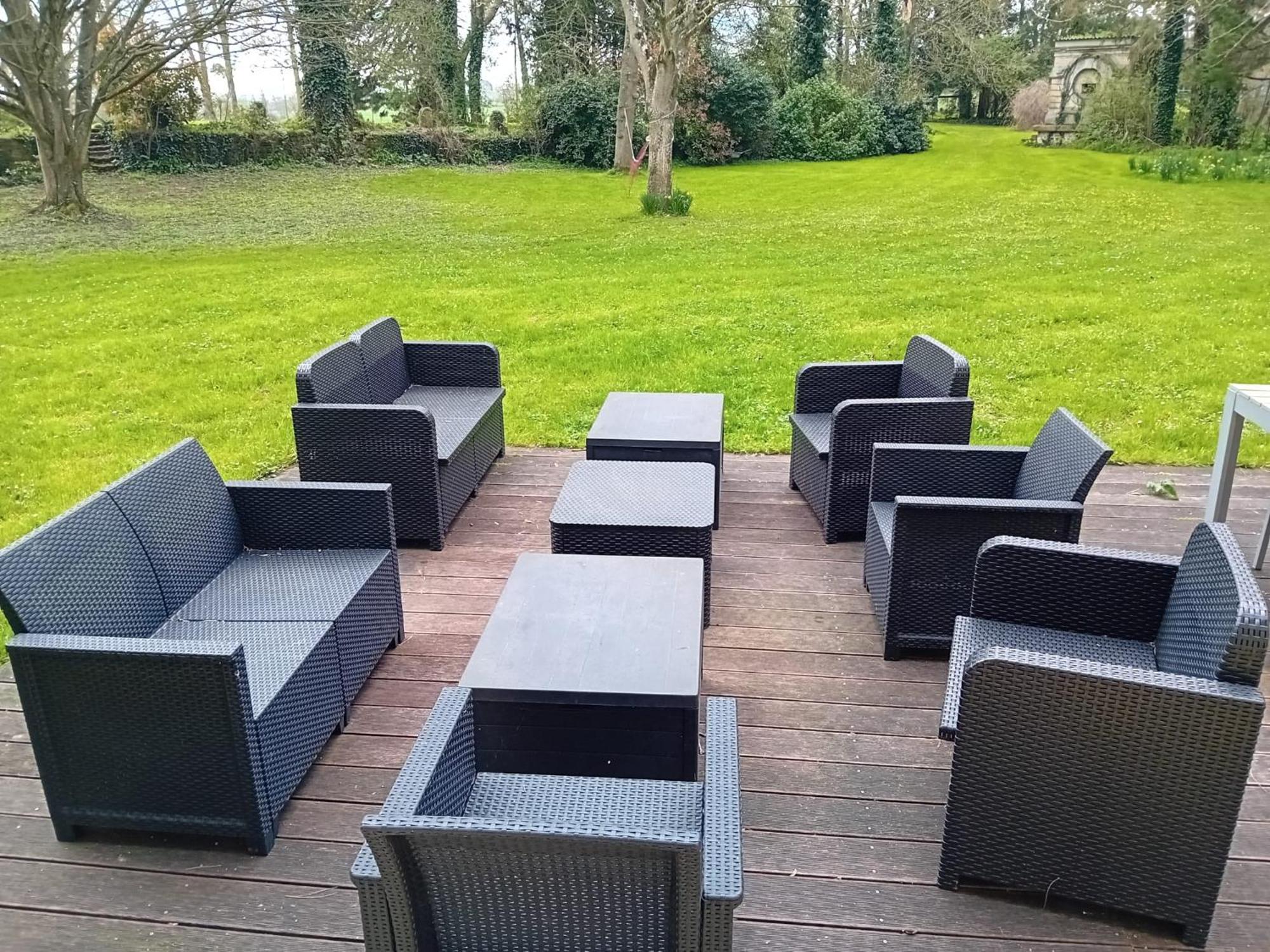 Magnifique Chateau Renove Proche Bourg Grand Parc Belle Terrasse Billard, Ping Pong, Proche Bayeux Et Plages Du Debarquement Tilly-sur-Seulles Экстерьер фото